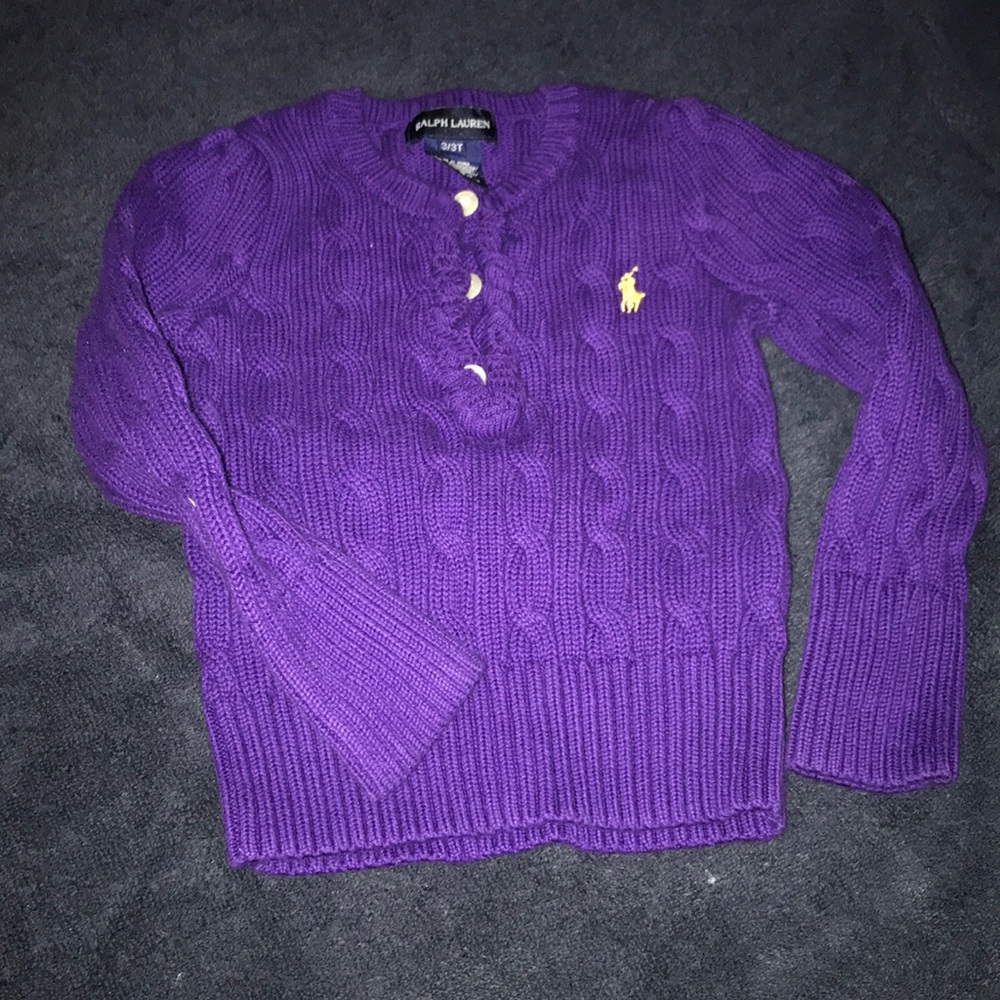Purple Ralph Lauren Sweater